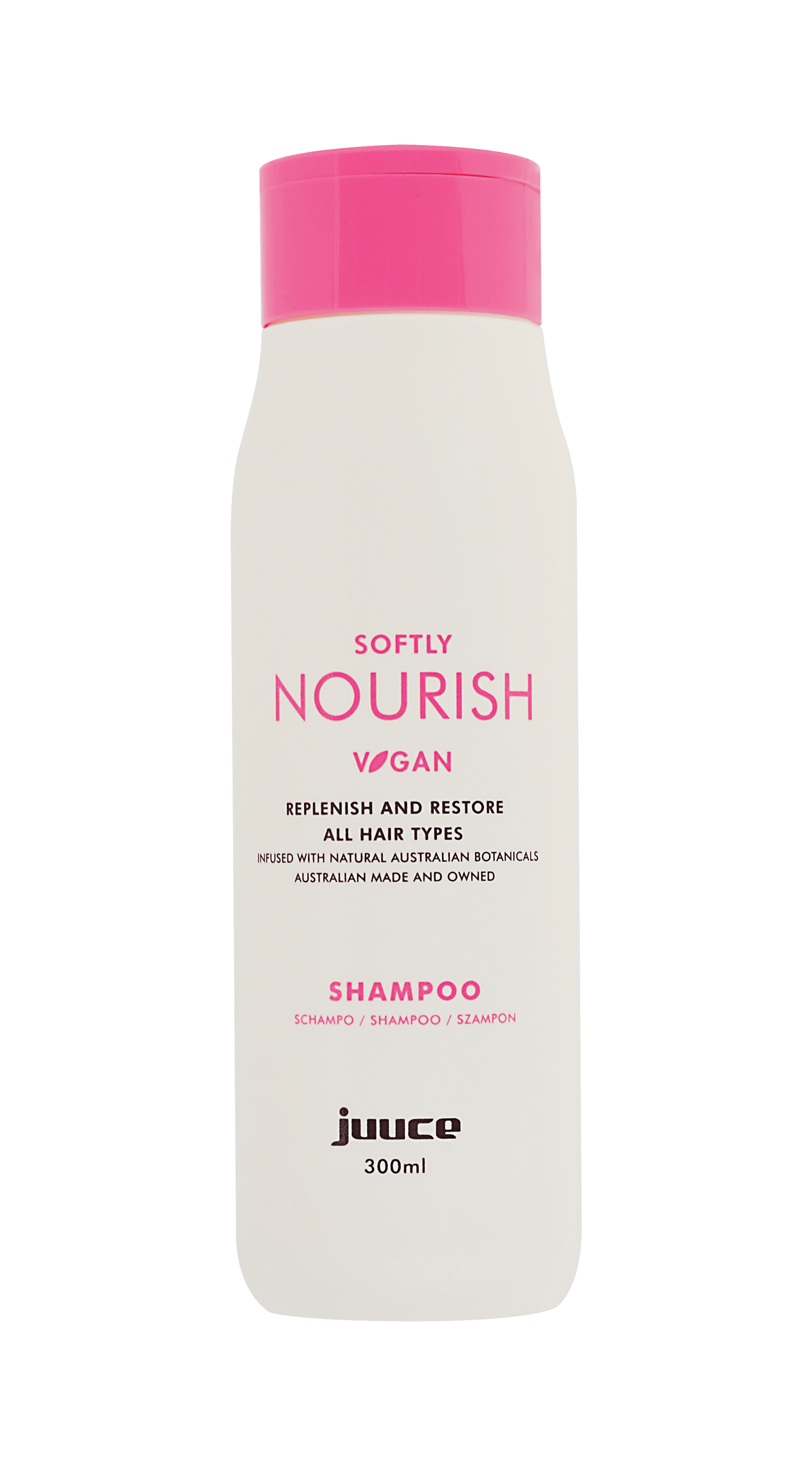 Juuce Softly NOURISH Shampoo 300ml - AtsiHairSupplies