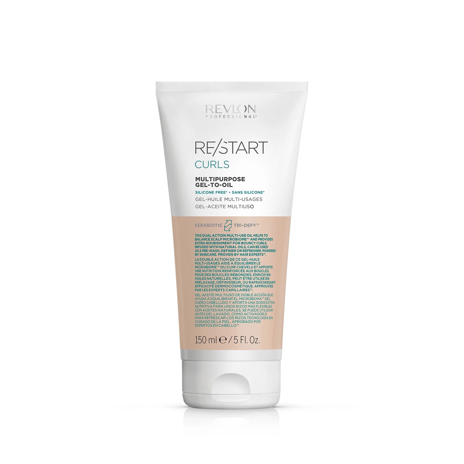REVLON PROFESSIONAL RE/START™ CURLS MULTIPURPOSE GEL-TO-OIL 150ml - AtsiHairSupplies