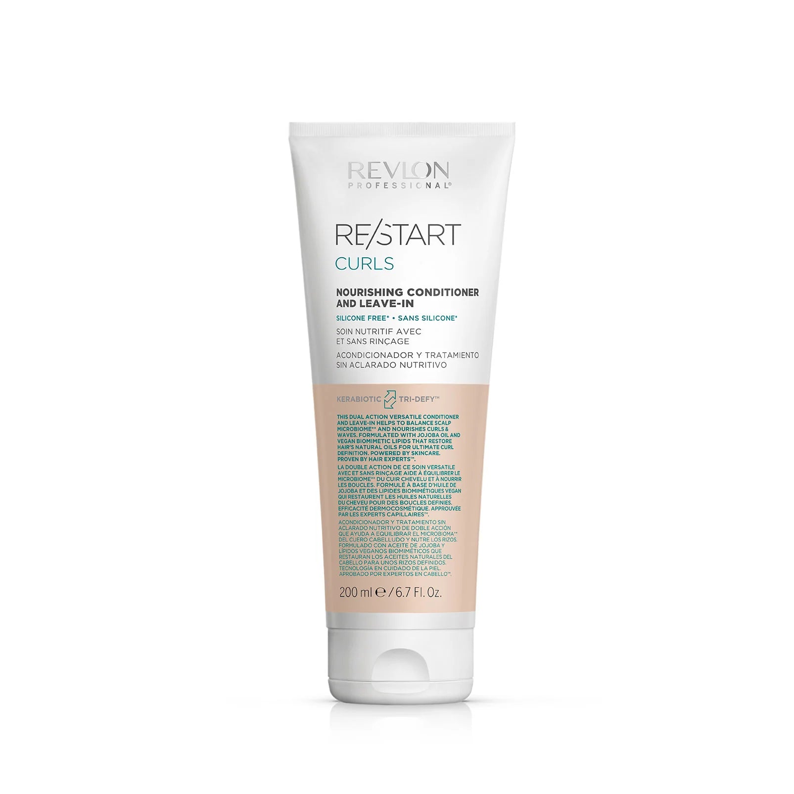 REVLON PROFESSIONAL RE/START CURLS NOURISHING CONDITIONER AND LEAVE-IN 200ml - AtsiHairSupplies