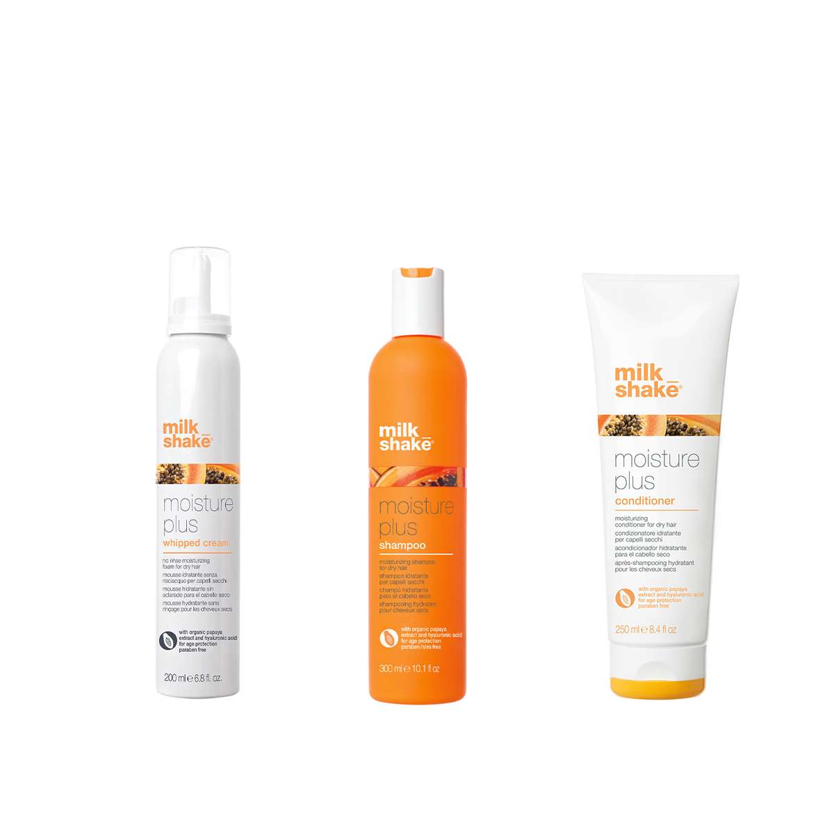 milk_shake Moisture Plus Shampoo Conditioner Treatment Trio - AtsiHairSupplies