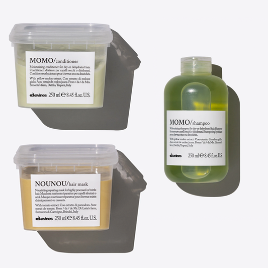 Davines Momo Pack Shampoo Conditioner Hair Mask Pack - AtsiHairSupplies