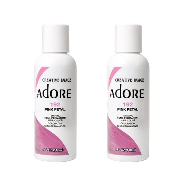 Adore Semi-Permanent Hair Colour 192 Pink Petal Duo - 118mL - AtsiHairSupplies