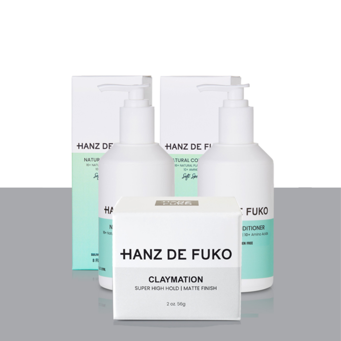 Hanz De Fuko Shampoo Conditioner + Choice of Pomade 56g Pack - AtsiHairSupplies