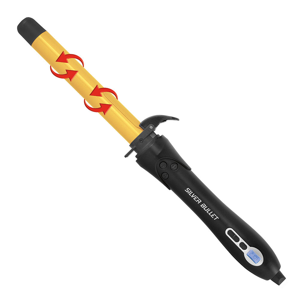 Silver Bullet Fast Lane Professional - Rotating Curling Iron - AtsiHairSupplies