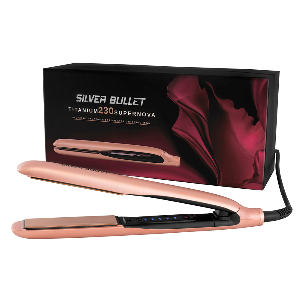 Silver Bullet Titanium 230 Supernova - Professional Touch Screen Straightening Iron - AtsiHairSupplies