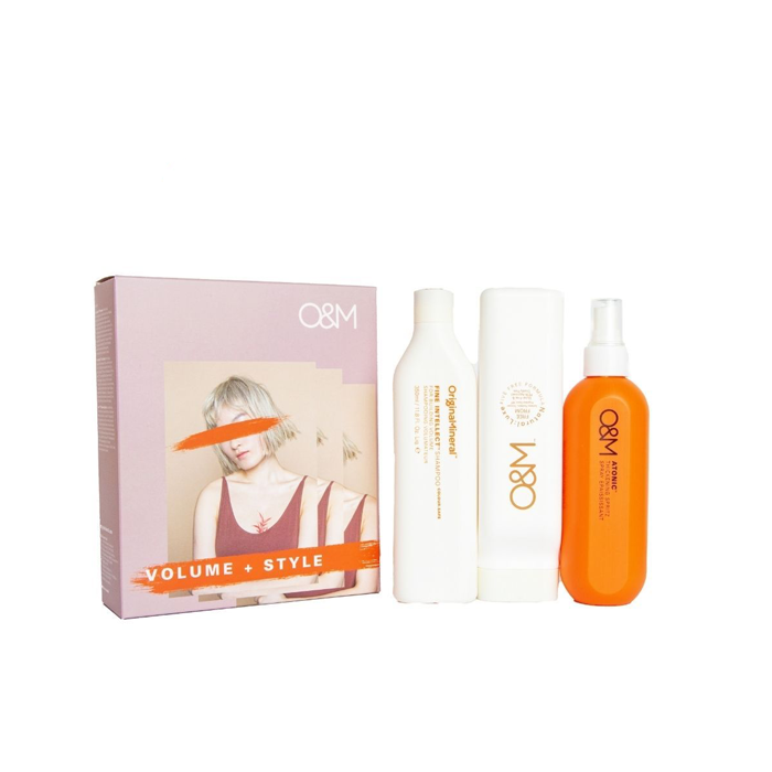 O&M Volume + Style Pack Shampoo/Conditioner/Atonic - AtsiHairSupplies