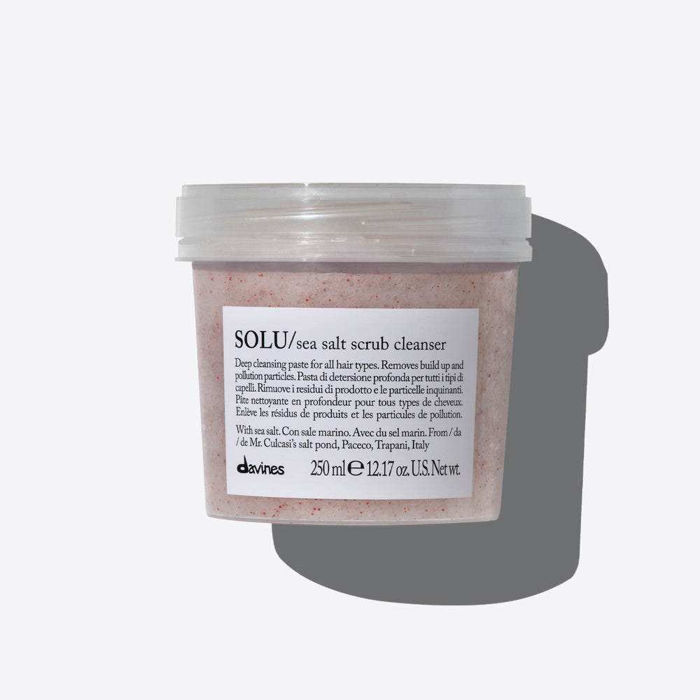 Davines Solu Sea Salt Scrub Cleanser 250ml - AtsiHairSupplies