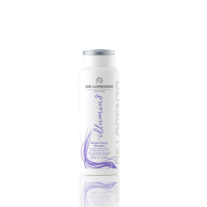 De Lorenzo Illumin8 Blonde Toning  Shampoo 375ml - AtsiHairSupplies