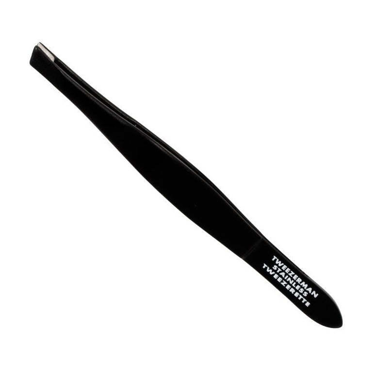 TWEEZERMAN STAINLESS TWEEZERETTE - BLACK - AtsiHairSupplies