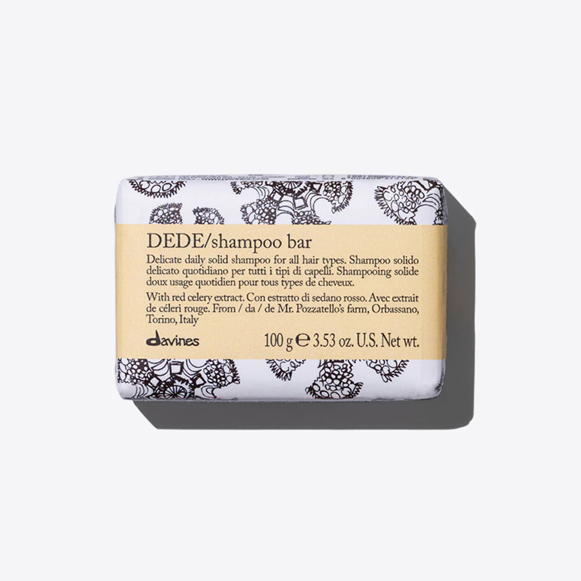 DAVINES DEDE Shampoo Bar 100g - AtsiHairSupplies