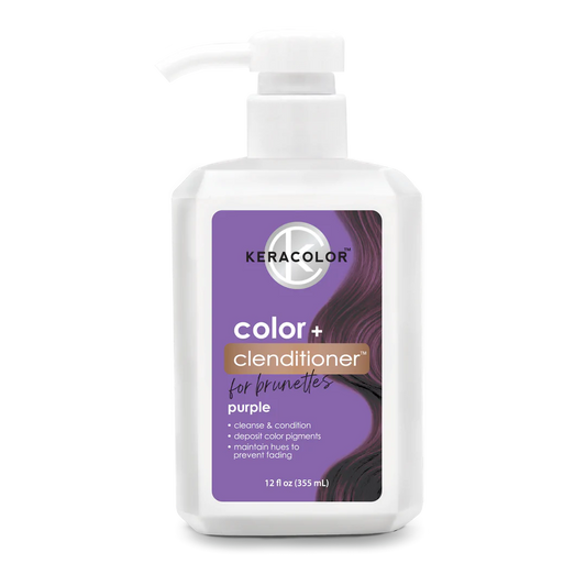 Keracolor Color Clenditioner Shampoo For Brunettes Purple - AtsiHairSupplies
