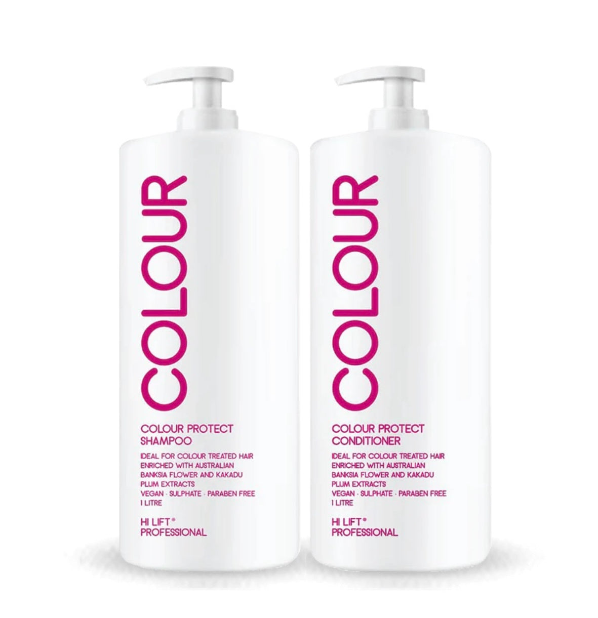 Hi-Lift COLOUR Protect Shampoo & Conditioner Duo Pack 2x1 Litre - AtsiHairSupplies
