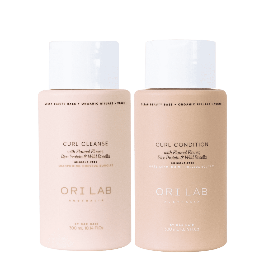 ORI LAB Curl Cleanse & Condition (2x300ml) - AtsiHairSupplies