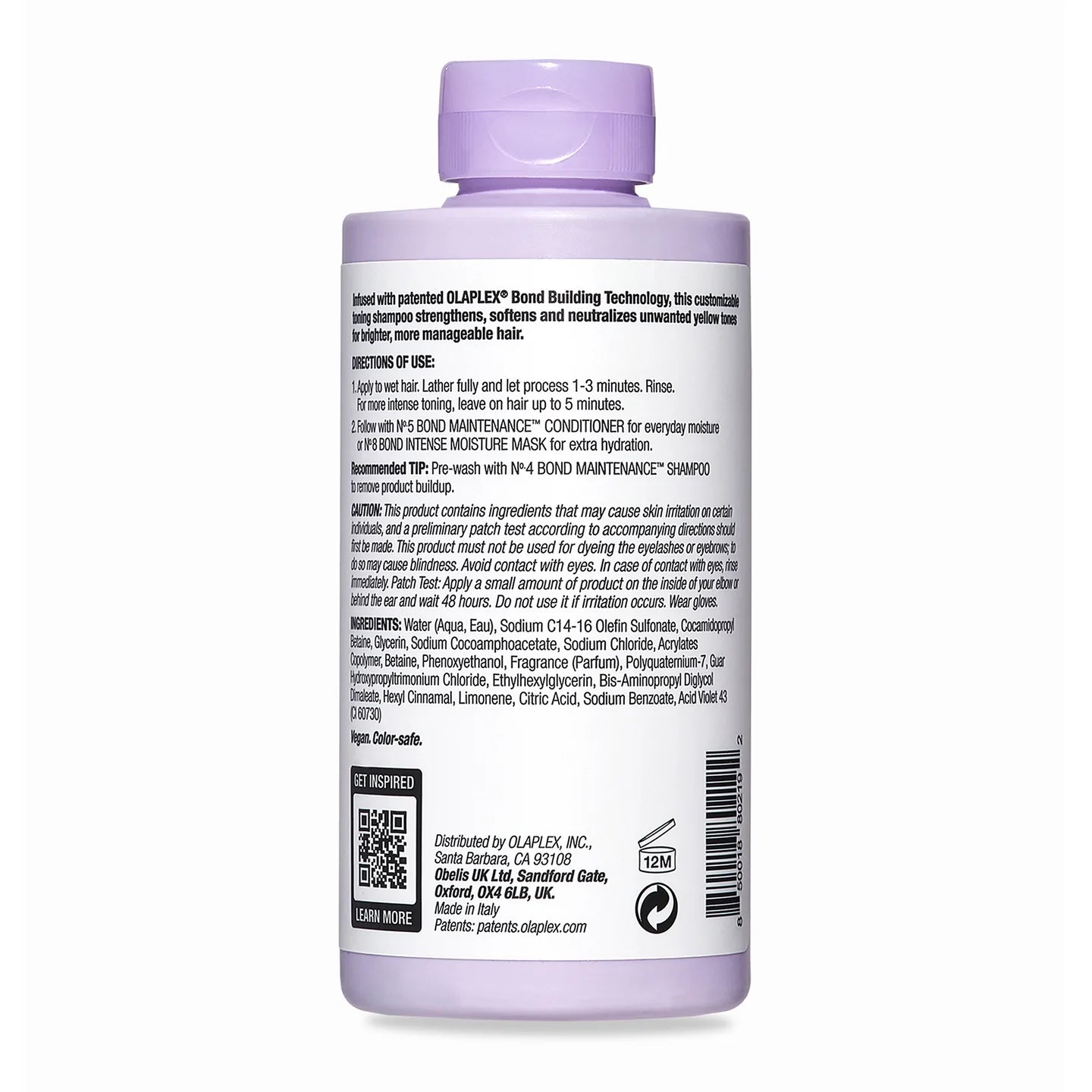 OLAPLEX Nº.4P BLONDE ENHANCER TONING SHAMPOO 250ml - AtsiHairSupplies