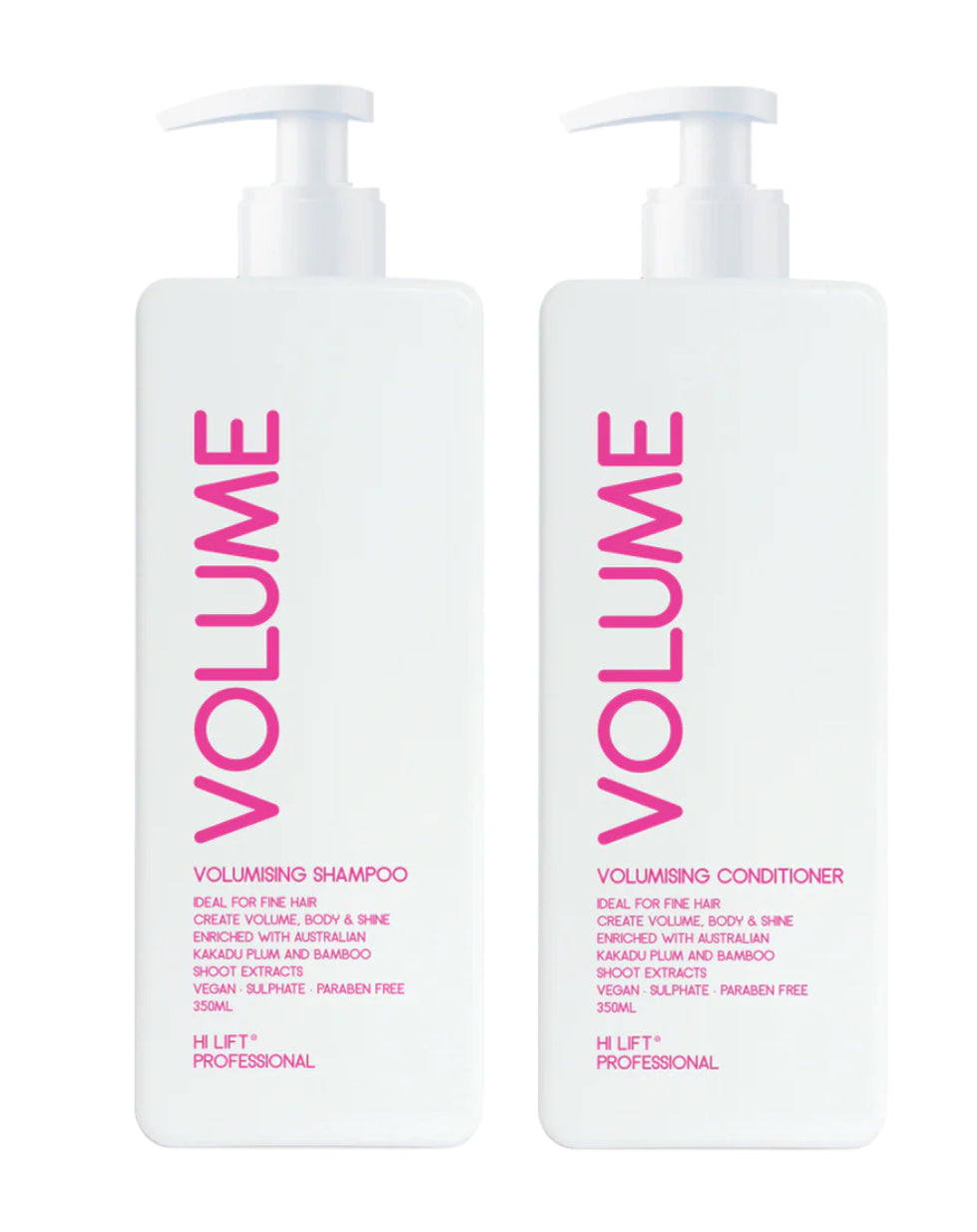 Hi Lift VOLUME Shampoo and Conditioner 2x350ml - AtsiHairSupplies