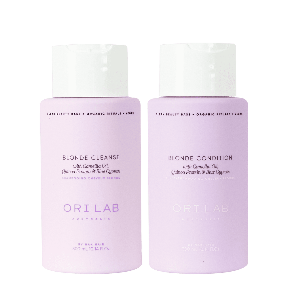 ORI LAB Blonde Cleanse & Condition (2x300ml) - AtsiHairSupplies