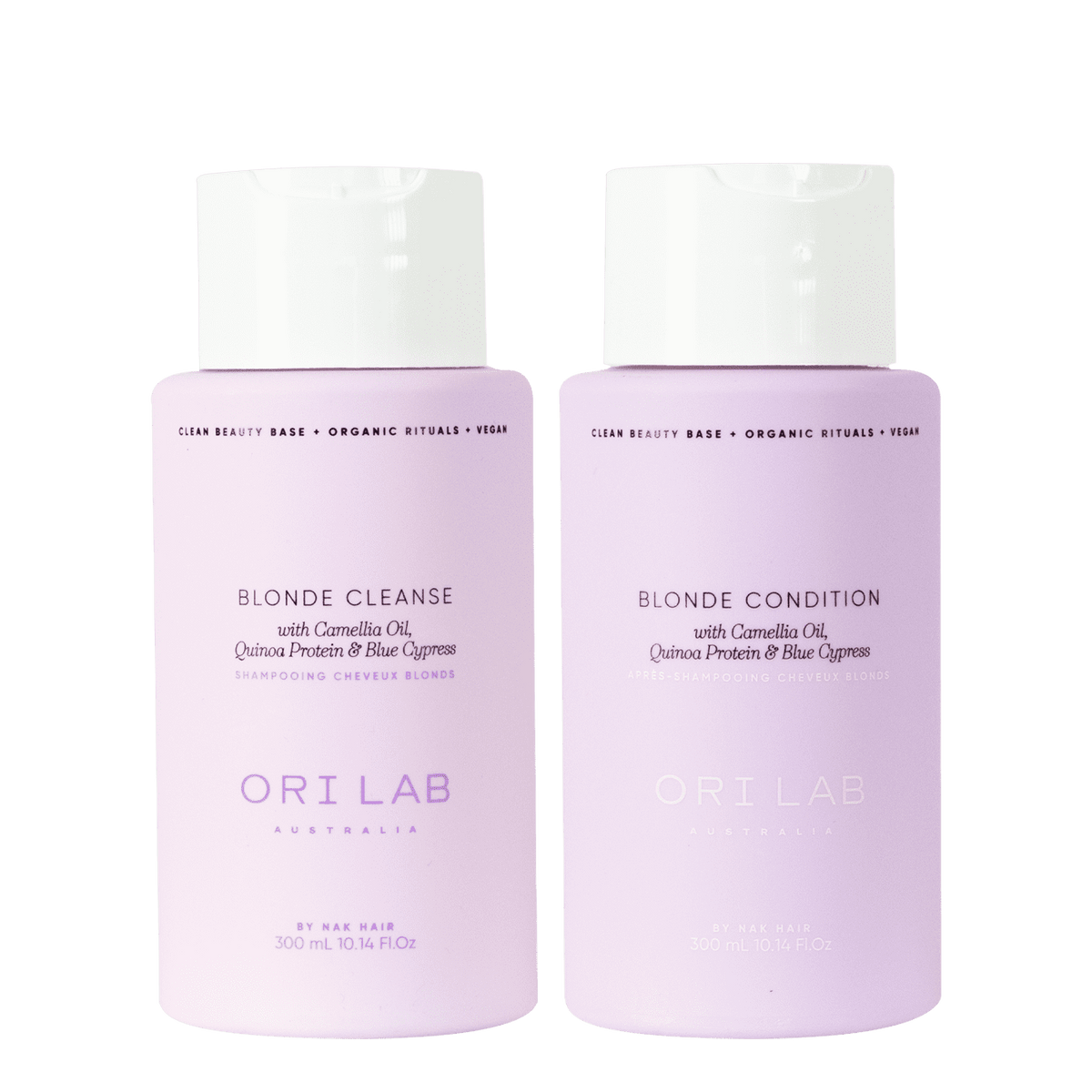 ORI LAB Blonde Cleanse & Condition (2x300ml) - AtsiHairSupplies