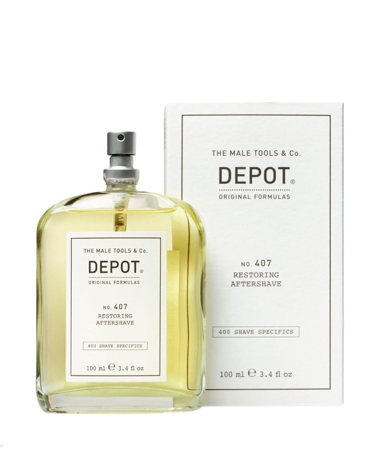 DEPOT NO. 407 RESTORING AFTERSHAVE 100ml - AtsiHairSupplies