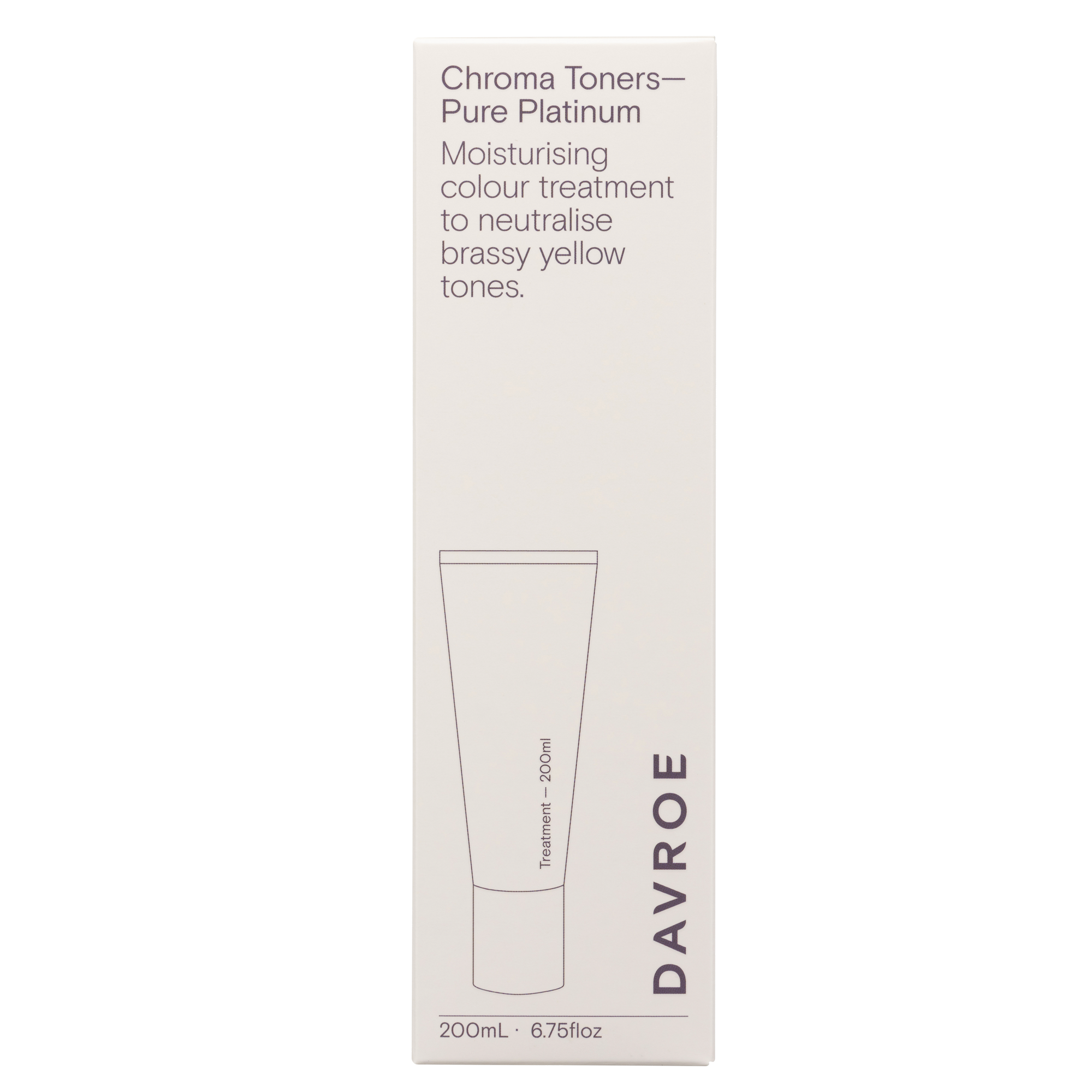 Davroe Chroma Pure Platinum Colour Treatment 200ml - AtsiHairSupplies