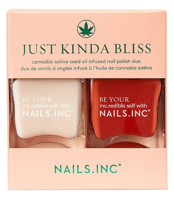 NAILS.INC LONDON Just Kinda Bliss Duo Nail Polish Set 14ml Pack - AtsiHairSupplies