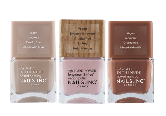 NAILS.INC LONDON Nude Trio 3x14ml - AtsiHairSupplies