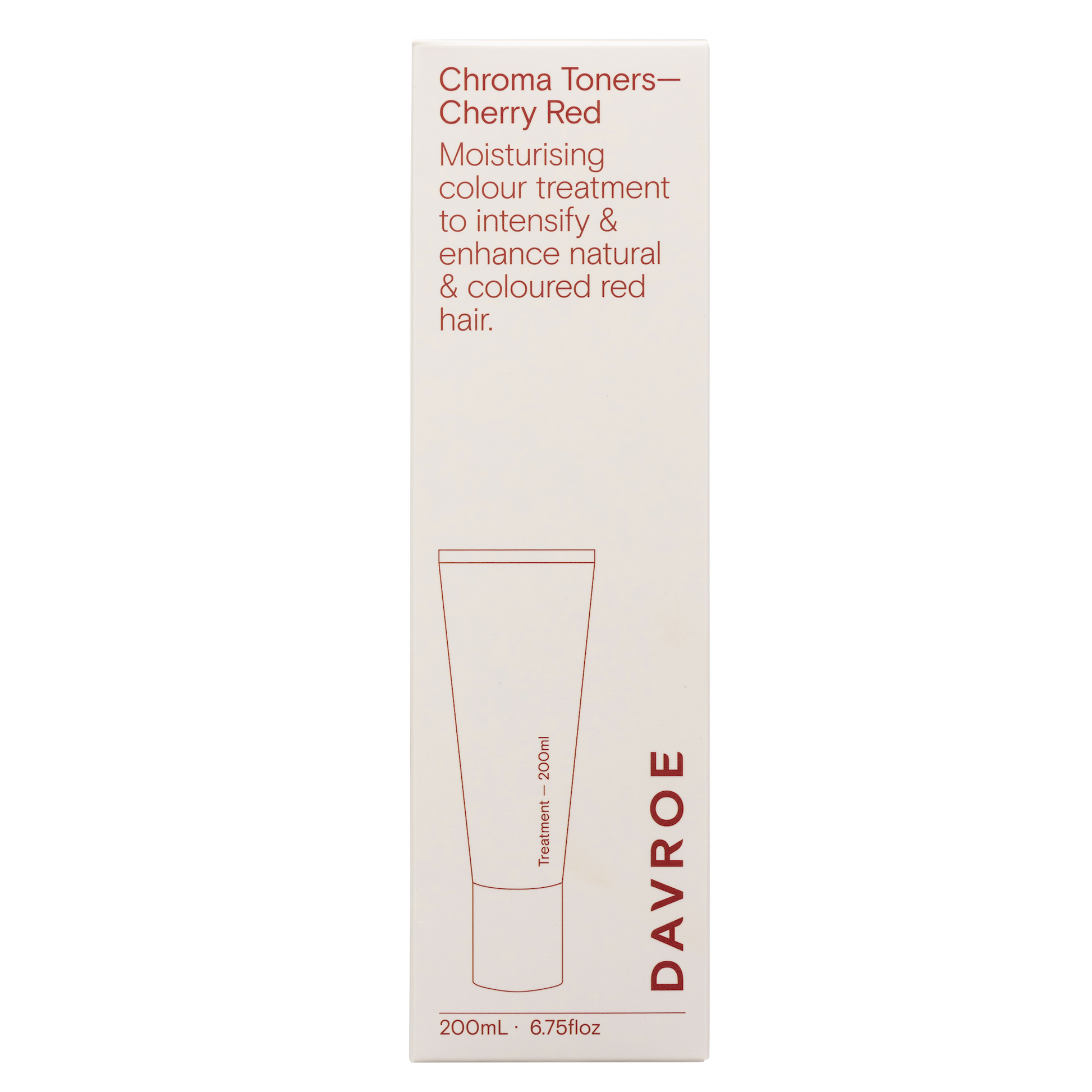 Davroe Chroma Cherry Red Colour Treatment 200ml - AtsiHairSupplies