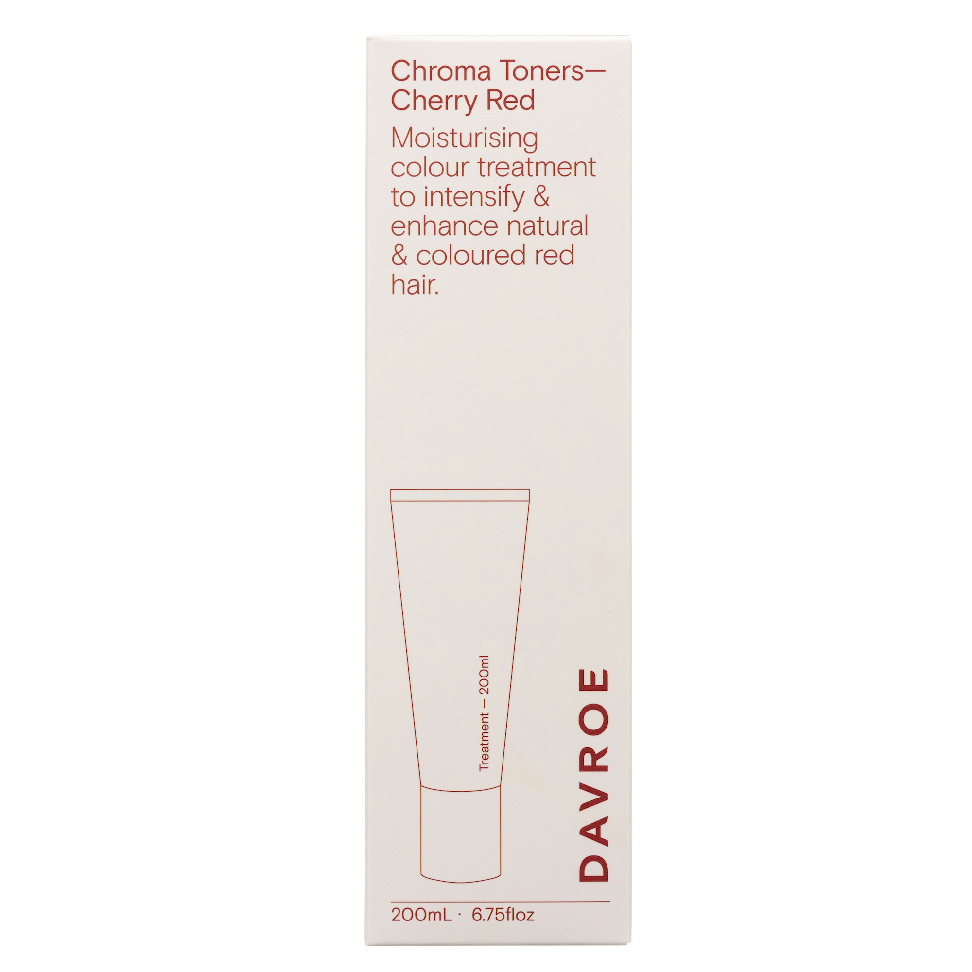 Davroe Chroma Cherry Red Colour Treatment 200ml - AtsiHairSupplies
