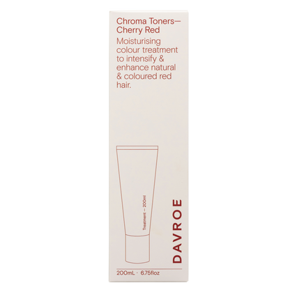 Davroe Chroma Cherry Red Colour Treatment 200ml - AtsiHairSupplies