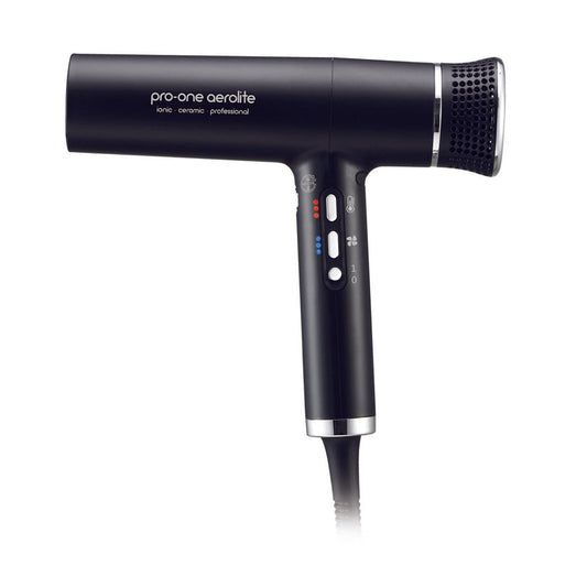 Pro-One Aerolite Hairdryer Black - AtsiHairSupplies